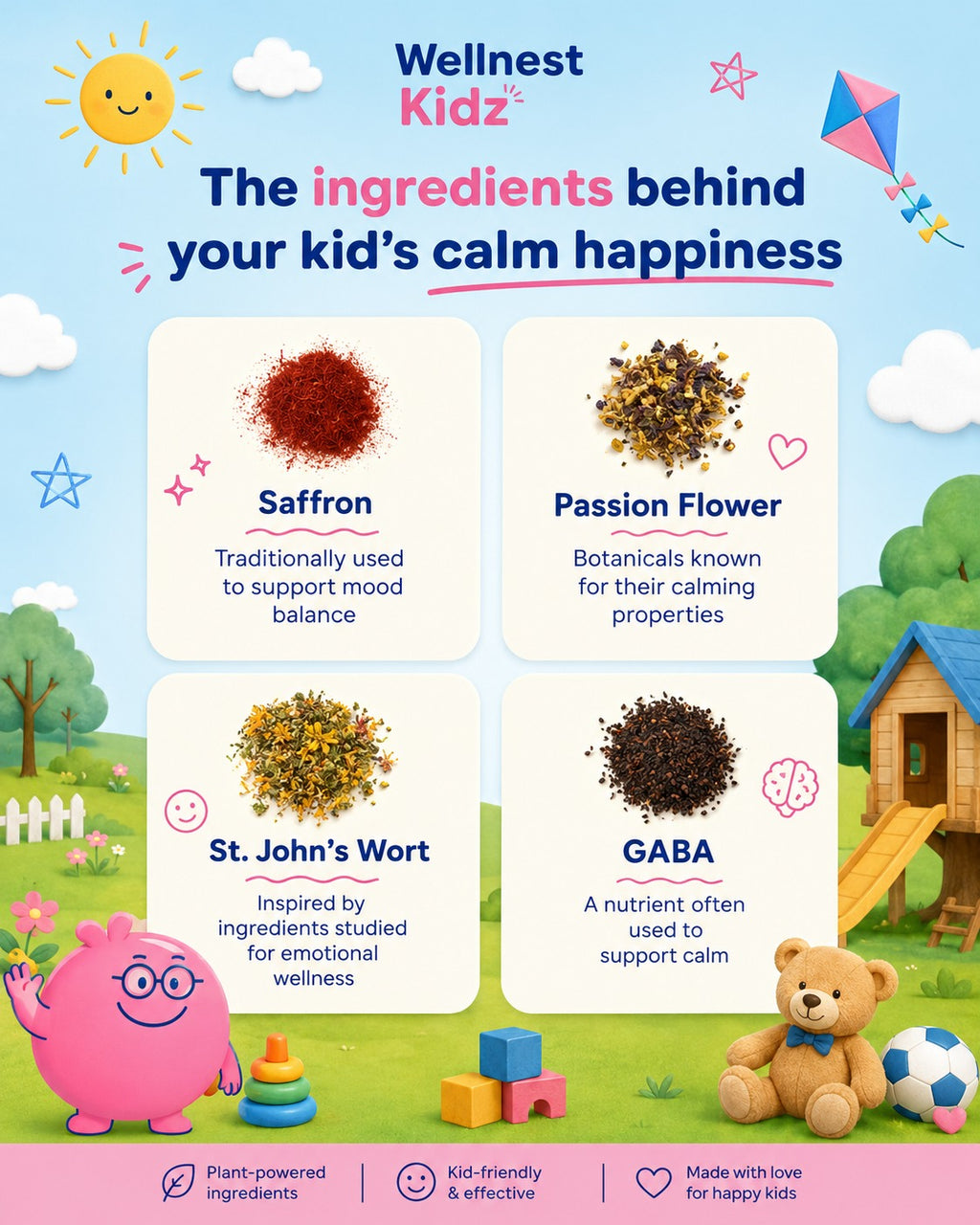 Mood Magic Saffron Powder Sticks for Kids, Ages 4+