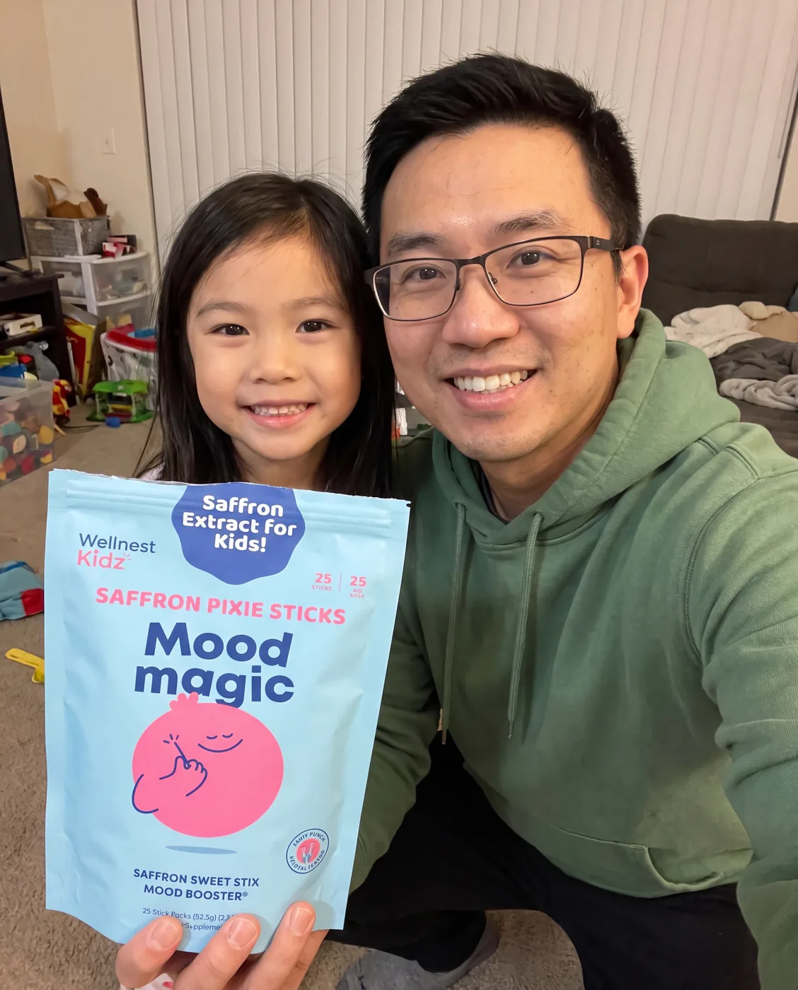 Mom and son with Mood Magic