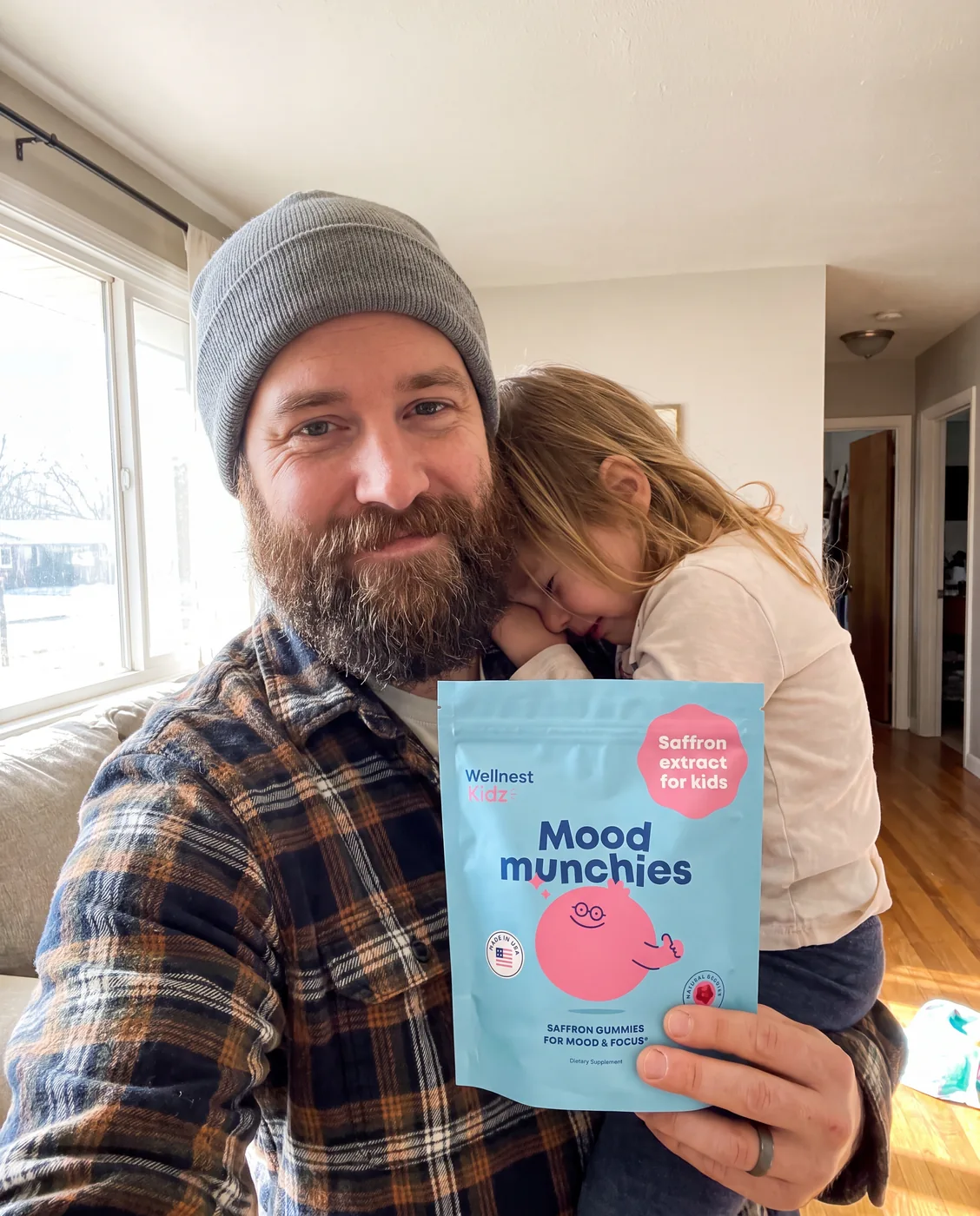 Dad and daughter with Mood Munchies